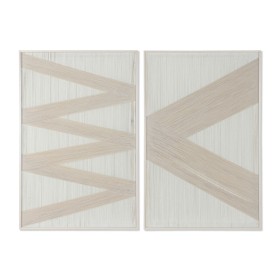 Cadre Home ESPRIT Abstrait Moderne 100 x 4 x 100 cm (2 Unités) | Tienda24 - Global Online Shop Tienda24.eu