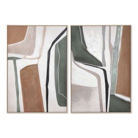 Cadre DKD Home Decor Abstrait 60 x 3 x 90 cm Moderne Laqué (2 Unités) | Tienda24 - Global Online Shop Tienda24.eu