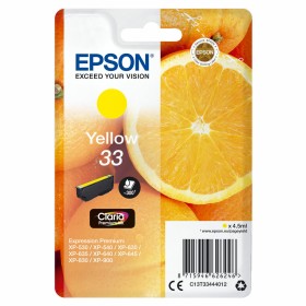 Cartouche d'Encre Compatible Epson C13T33444012 Jaune de Epson, Toners et encre pour imprimante - Réf : S0239759, Prix : 17,4...