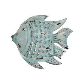 Statua Decorativa Bianco Marrone Naturale Pesce 70 x 12 x 53 cm | Tienda24 - Global Online Shop Tienda24.eu