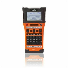 Electric Label Maker Brother PTE550WVP 180 DPI WIFI Black/Orange by Brother, Label markers - Ref: S0239771, Price: 183,84 €, ...