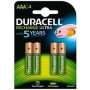 Piles Rechargeables DURACELL DURDLLR03P4B 1,5 V (4 Unités) de DURACELL, Piles rechargeables - Réf : S0239786, Prix : 16,50 €,...