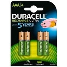 Pilas Recargables DURACELL DURDLLR03P4B 1,5 V (4 Unidades) de DURACELL, Pilas recargables - Ref: S0239786, Precio: 16,50 €, D...