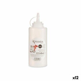 Frasco para Molhos Transparente Plástico 400 ml (12 Unidades) de Kinvara, Dosificadores de molho e especiarias - Ref: S362957...