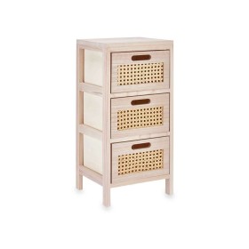 Schubladenschrank Home ESPRIT Rattan Mango-Holz 80 x 42 x 110 cm | Tienda24 - Global Online Shop Tienda24.eu