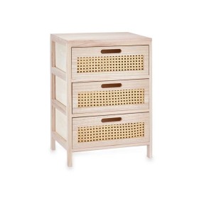 Chest of drawers GiftDecor Rattan Natural 40 x 58 x 29 cm 3 drawers by GiftDecor, Chest of Drawers - Ref: S3632322, Price: 44...