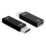 Adattatore DisplayPort con HDMI DELOCK 65258 Nero | Tienda24 - Global Online Shop Tienda24.eu