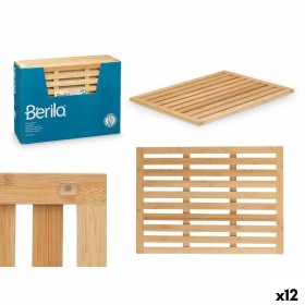 Badematte Berilo BM632-6245 natürlich Bambus 62 x 2 x 45 cm (12 Stück) von Berilo, Badmatten - Ref: S3633101, Preis: 138,62 €...