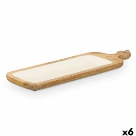 Sushi Set DKD Home Decor 24 x 7 x 2 cm Natural White Stoneware Oriental | Tienda24 - Global Online Shop Tienda24.eu