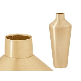 Vase Streifen Grau Gold Glas 14,5 x 22 x 14,5 cm (6 Stück) | Tienda24 - Global Online Shop Tienda24.eu