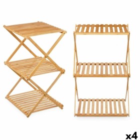 Étagère GiftDecor CH68220-5 Naturel Bambou 40 x 62 x 33,5 cm (4 Unités) de GiftDecor, Étagères verticales - Réf : S3633282, P...