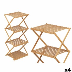 Étagère GiftDecor CH68220-5 2 Naturel Bambou 40 x 92,5 x 33,2 cm (4 Unités) de GiftDecor, Étagères verticales - Réf : S363328...