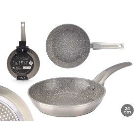 Non-stick frying pan Kinvara 3 Silver Aluminium 24 cm Induction by Kinvara, Chef's Pans - Ref: S3633443, Price: 9,60 €, Disco...