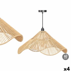 Ceiling Light DKD Home Decor Silver Brown Iron Mango wood 50 W (43 x 43 x 31 cm) | Tienda24 - Global Online Shop Tienda24.eu