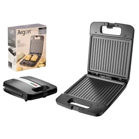 Appareil à Sandwich Gril Argon K-718-2 Noir Acier 1400 W de Argon, Appareils à sandwich et presses à panini - Réf : S3633509,...