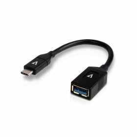 USB Cable DURACELL USB5031A 1 m Black | Tienda24 - Global Online Shop Tienda24.eu