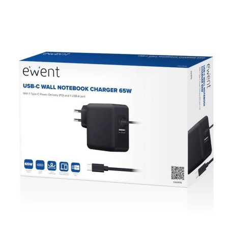 Laptop Charger Ewent EW3979 by Ewent, Chargers and charging stands - Ref: S0240279, Price: 23,28 €, Discount: %