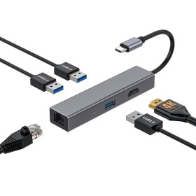 Hub USB Conceptronic HUBBIES13G Grau (1 Stück) | Tienda24 - Global Online Shop Tienda24.eu