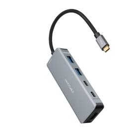 Hub USB NANOCABLE 10.16.1006 Cinzento de NANOCABLE, Hubs USB - Ref: S0240369, Preço: 24,61 €, Desconto: %