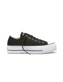 Ténis Casual de Mulher Converse TAYLOR ALL STAR LIFT 560250C Preto | Tienda24 Tienda24.eu