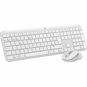 clavier et souris Nilox COMBO USB NILOX - TECLADO + RATÓN FLAT Noir Espagnol Qwerty QWERTY | Tienda24 - Global Online Shop Tienda24.eu