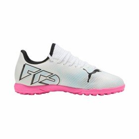 Chuteiras de Futebol de Salão Infantis Puma Truco II Active Branco Vermelho Infantil Unissexo | Tienda24 - Global Online Shop Tienda24.eu