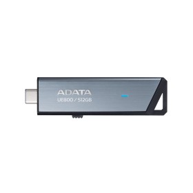 Clé USB Adata AELI-UE800-512G-CSG 512 GB Noir Acier de Adata, Clés USB - Réf : S0240711, Prix : 54,29 €, Remise : %