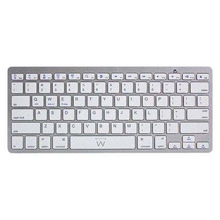 Teclado Bluetooth Ewent EW3161 Branco Prateado | Tienda24 - Global Online Shop Tienda24.eu