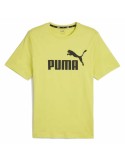 T-shirt à manches courtes homme Puma ESS LOGO TEE 586667 66 Vert | Tienda24 Tienda24.eu