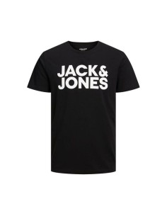 Camiseta de Manga Corta Hombre Jack & Jones Lafayette Box Azul claro | Tienda24 Tienda24.eu