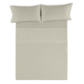 Jeu de draps Alexandra House Living Beige Lit king size 4 Pièces de Alexandra House Living, Draps et taies d'oreiller - Réf :...