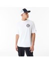 Camiseta de Manga Corta Hombre New Era MLB PLAYER GRPHC OS TEE NEYYAN 60435538 Blanco | Tienda24 Tienda24.eu