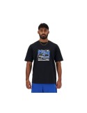 Maglia a Maniche Corte Uomo New Balance SPORT ESSENTIALS MT41593 Nero da New Balance, Camicie e T-shirt sportive - Ref: S2030...