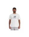 Maglia a Maniche Corte Uomo New Balance MT41502 WT Bianco da New Balance, Camicie e T-shirt sportive - Ref: S2030024, Precio:...