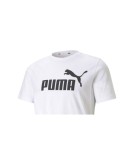 Herren Kurzarm-T-Shirt Puma ESS LOGO TEE 586666 02 Weiß | Tienda24 Tienda24.eu