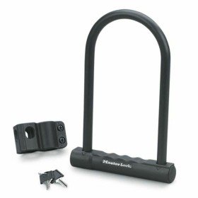 Cable with padlock Master Lock 8428EURDPRO Black | Tienda24 - Global Online Shop Tienda24.eu