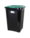 Cubo para la Basura Tontarelli 44 L Negro | Tienda24 Tienda24.eu