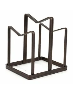 Organizador para Cubiertos Marrón Metal Jacinto de agua 20 x 30 x 20 cm (12 Unidades) | Tienda24 Tienda24.eu