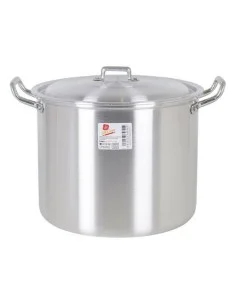 Pentola con Coperchio Ø 22 cm Argentato 6 L da BigBuy Cooking, Pentole per stufati e brasati - Ref: S2206602, Precio: €8.83, ...