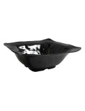 Salad Bowl AIR Porcelain Black (36,5 x 35,8 x 13,6 cm) | Tienda24 Tienda24.eu