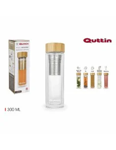 Bottiglia Quttin Vetro Vetro Borosilicato (300 ml) da Quttin, Borracce - Ref: S2207117, Precio: €3.58, Descuento: %