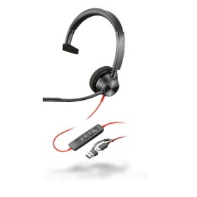 Auriculares con Micrófono HP Blackwire 3320 Negro | Tienda24 - Global Online Shop Tienda24.eu