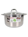 Casserole avec couvercle en verre Quttin Acier | Tienda24 Tienda24.eu