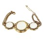 Pulsera Mujer Cristian Lay 437080 Blanco Acero Dorado (19 cm) de Cristian Lay, Pulseras - Ref: S0303250, Precio: 12,96 €, Des...