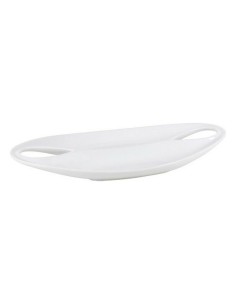 Bandeja de Aperitivos DKD Home Decor Scandi Rosa Blanco 35 x 35 x 5 cm Madera MDF (3 Unidades) | Tienda24 Tienda24.eu