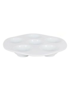 Deep Plate La Mediterránea Yummy White Squared 22,5 x 19,5 cm (12 Units) (23 cm) | Tienda24 Tienda24.eu