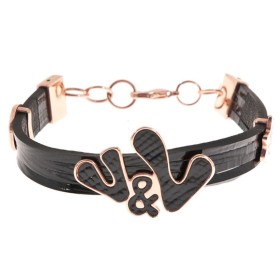 Pulsera Mujer Victorio & Lucchino VJ0267BR Negro Rosa Acero de Victorio & Lucchino, Pulseras - Ref: S0309154, Precio: 40,43 €...