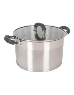 Casserole avec couvercle en verre Quttin Caesar Acier ø 24 x 15,5 cm (4 Unités) | Tienda24 Tienda24.eu