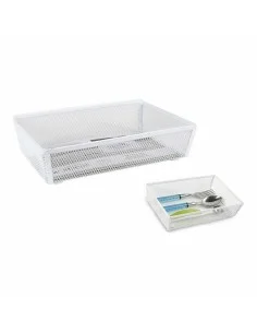 Organizador para Cubiertos Negro Metal 26 x 4,7 x 35,5 cm (6 Unidades) | Tienda24 Tienda24.eu