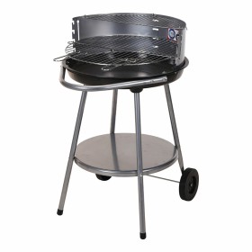 Barbecue a Carboni con Ruote Grill Nero Ø 51 cm di BigBuy Outdoor, Barbecue all'aperto - Rif: S7918882, Prezzo: 56,51 €, Scon...